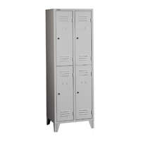 TRIUMPH Fém öltözőszekrény Project, 4 osztott ajtós, lábakon álló