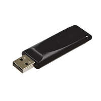 VERBATIM USB drive 16GB, USB 2.0, VERBATIM "Slider", fekete