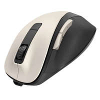 HAMA Egér optikai, vezeték nélküli, Hama MW-500 V2, krémesfehér