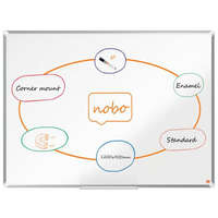 NOBO Fehértábla zománcozott Nobo Premium Plus, mágneses, 120 x 90 cm, fehér