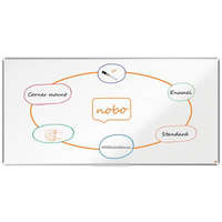 NOBO Fehértábla zománcozott Nobo Premium Plus, mágneses, 200 x 100 cm, fehér