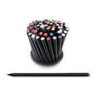 ART CRYSTELLA Grafitirón végén SWAROVSKI® kristállyal fekete test 17,5 cm light siam rózsa