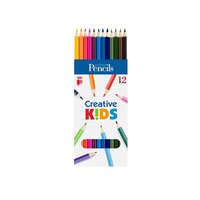 ICO Színes ceruza ICO Creative Kids festett, 12 darabos készlet