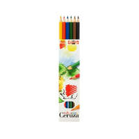 ICO Színes ceruza ICO Süni festett, 6 darabos készlet