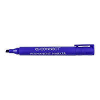 Q-CONNECT Marker permanent Q-CONNECT vágott hegyű kék