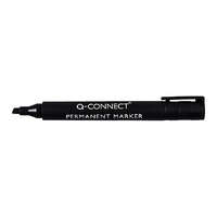 Q-CONNECT Marker permanent Q-CONNECT vágott hegyű fekete