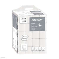 KATRIN Kéztörlő Z hajtogatott 150lap 2rétegű 22,5x23cm szuper fehér KATRIN PLUS Handypack