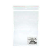 DONAU Tasak simítózáras DONAU PVC 40 mikron 100x200 mm, 100 db/csomag