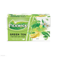 PICKWICK Tea Pickwick zöldtea variációk 20 x 2 g citrom, jázmin, natúr, borsmenta