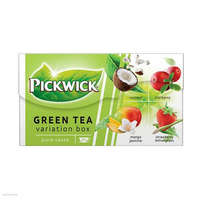 PICKWICK Tea Pickwick ízesített zöld tea gyümölcsös variációk 20 x 1,5 g