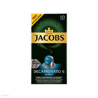 JACOBS Kávékapszula Nespresso kompatibilis Jacobs Lungo 6 Decaff. 10db