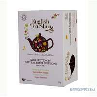 ENGLISH TEA SHOP Tea ETS 20 Gyümölcsös variációk bio Trópusi zöld tea, gyömbéres barack 4 íz