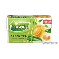 PICKWICK Tea Pickwick Zöld Tea Narancs-mandarin ízzel 20 x 1,5 g