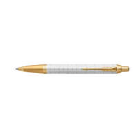 PARKER Golyósirón PARKER ROYAL IM PREMIUM GYÖNGYHÁZFEHÉR CIZELLÁLT, ARANY KLIPSZ 2143643