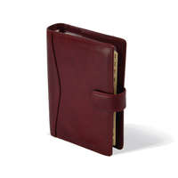 SATURNUS Gyűrűs kalendárium Saturnus L212, simított marhabőr, bordó