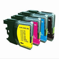 BROTHER Brother tintapatron LC1100, sárga, 325 old.