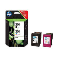 HEWLETT PACKARD HP tintapatron N9J72AE No.301 csomag (fekete+színes)