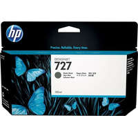 HEWLETT PACKARD HP tintapatron B3P22A No.727, matt fekete, 130 ml