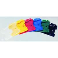 MIRAWIND Kártyatartó tok fekvő ID2001, vízszintes, fehér