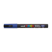 UNI Dekormarker, Uni Posca PC-3M, 0,9-1,3 mm, kúpos hegy, kék