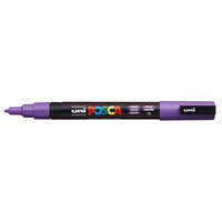 UNI Dekormarker, Uni Posca PC-3M, 0,9-1,3 mm, kúpos hegy, lila
