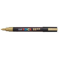 UNI Dekormarker, Uni Posca PC-3M, 0,9-1,3 mm, kúpos hegy, arany