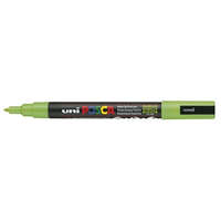 UNI Dekormarker, Uni Posca PC-3M, 0,9-1,3 mm, kúpos hegy, almazöld