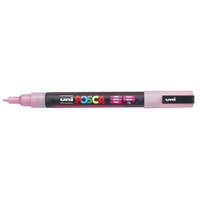 UNI Dekormarker, Uni Posca PC-3M, 0,9-1,3 mm, kúpos hegy, csillámló rózsa