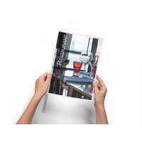 DURABLE Iratsín iratborítóval, A4, 3 mm, átlátszó, Durable