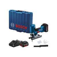 Bosch BOSCH Akkus dekopírfűrész GST 185-LI marokfogantyús, kofferben (2 x 4,0 Ah + gyorstöltő)