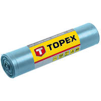 TOPEX TOPEX Szemetesszák 80 l, Nagy teherbírású, kék, 5 db, méretek:60x90 cm, vastagság: 100 mic, LDPE fólia