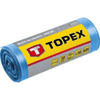 TOPEX TOPEX Szemetesszák 240 l, kék, 10 db, nagyon erős, méretek:120x150 cm, vastagság: 45 mic, LDPE fólia