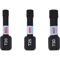 BOSCH BOSCH Bithegy készlet 3 részes torx T20 / T25 / T30 x 25 mm Impact Control