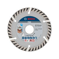 BOSCH PRO Multi Material Gyémánt vágókorong 115 x 2,0 x 10 x 22,2 mm szegmentált