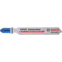 BOSCH BOSCH EXPERT Dekopírfűrészlap inox lemezekhez T 118 AHM 83/1,1 mm karbidfogas (3 db/cs)