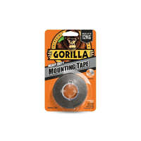 GORILLA GORILLA Kétoldalas ragasztószalag kültéri fekete 25,4 mm x 1,52 m