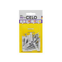 CELO CELO MZ univerzális műanyag dübel 6 x 29 + 4,5 x 40 facsavar - 20 db