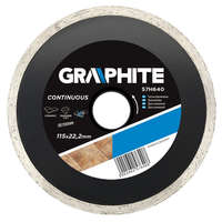 GRAPHITE (Topex) GRAPHITE Gyémánt vágókorong 115MM VIZES