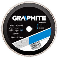 GRAPHITE (Topex) GRAPHITE Gyémánt vágókorong 230MM VIZES