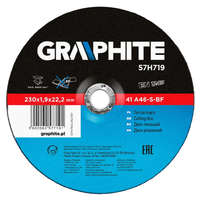 GRAPHITE (Topex) GRAPHITE VÁGÓKORONG 230X1.9 FÉM