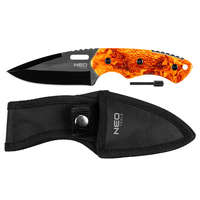 NEO (Topex) NEO Taktikai kés, full-tang, teljes hossz 20 cm, rozsdamentes acél, kovakő tűzgyújtáshoz, 9cm penge hossz