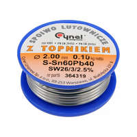 VOREL Forrasztó ón 2 mm 100 g