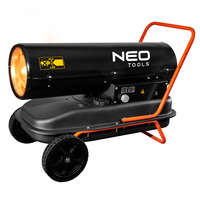 NEO (Topex) NEO Gázolajos hőlégbefúvó, 30kW, 34l, fogyasztás: 2.8l / h, teljesítmény: 750 m3 / h, kerekekkel