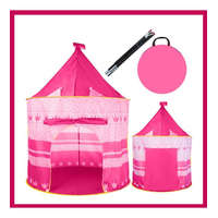  Összecsukható kastély sátor gyerekeknek pink 1164
