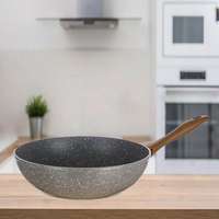 Banquet BANQUET Alumínium WOK serpenyő NATURAL STONE 28cm 40051628