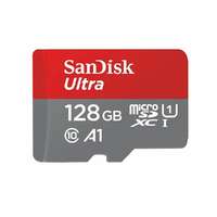 SanDisk Micro-SD memóriakártya adapterrel SanDisk Ultra Fekete 128 GB UHS-I