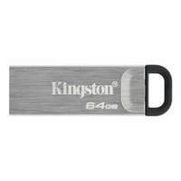 Kingston USB Memória Kingston DTKN/64GB Kulcstartó Ezüst színű Fekete Ezüst 64 GB