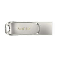 SanDisk Micro-SD memóriakártya adapterrel SanDisk SDDDC4-128G-G46 128GB Kulcstartó Ezüst színű Acél 128 GB