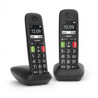 Gigaset Vezeték Nélküli Telefon Gigaset E290 Duo Fekete Fehér