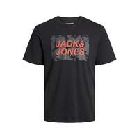 Jack & Jones Férfi rövid ujjú póló Jack & Jones TEE SS CREW NECK FST 12232356 Fekete